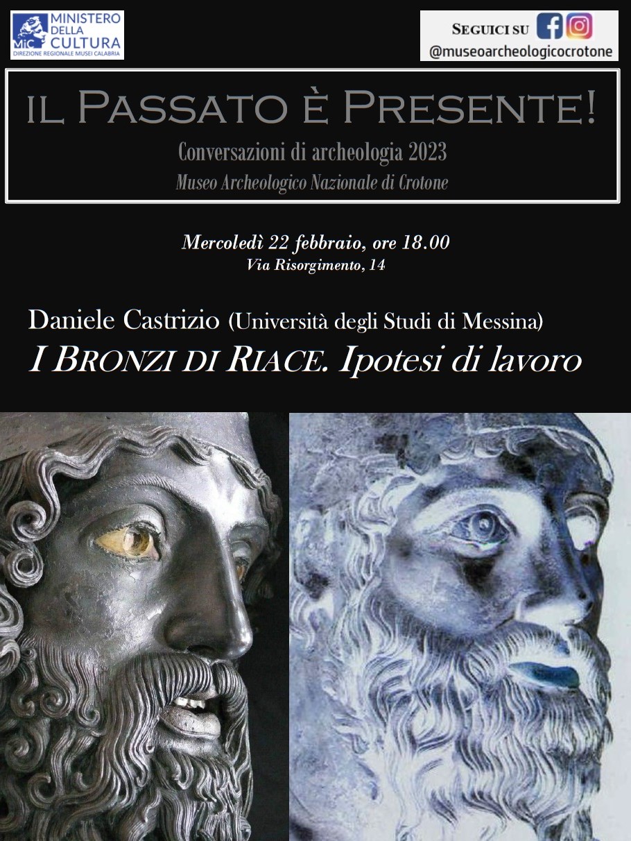 I Bronzi di Riace. Ipotesi di lavoro